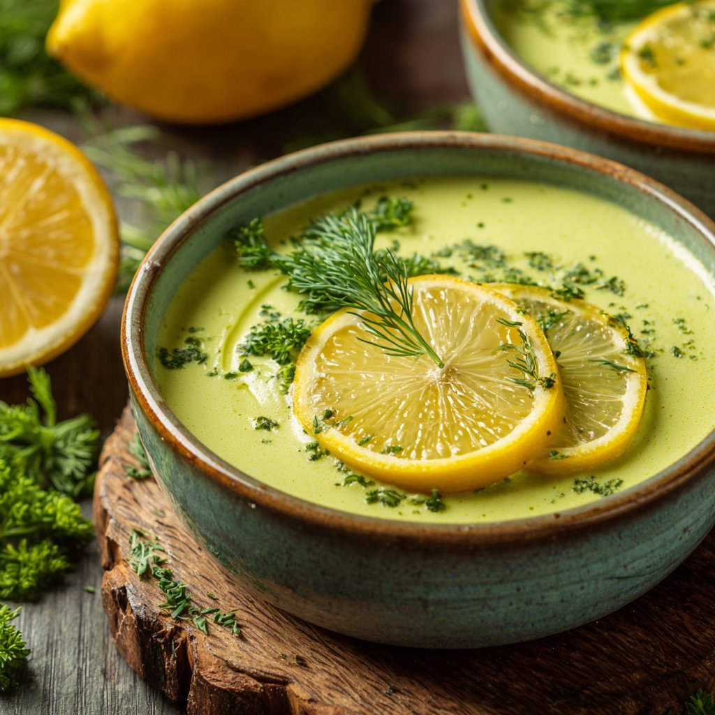 Light Lemon Spring Soup