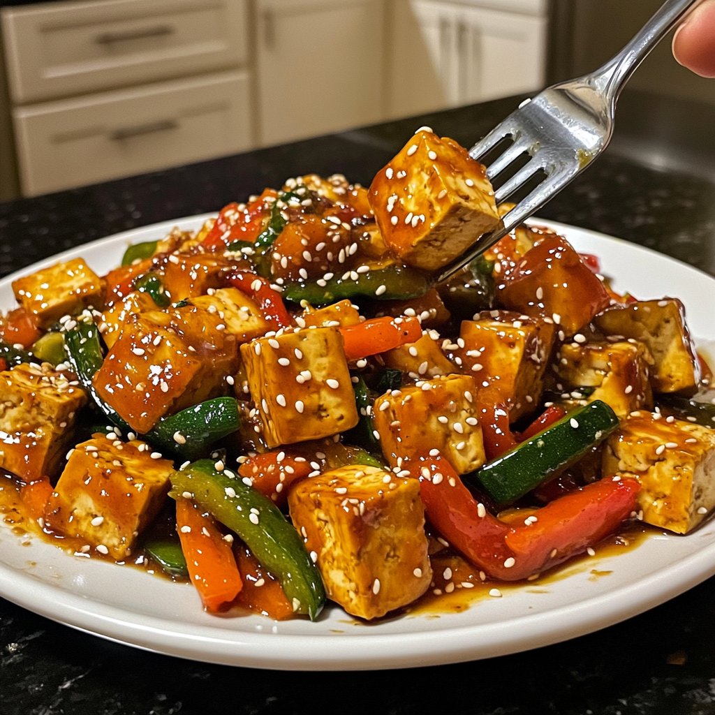 High Protein Tofu Stir Fry