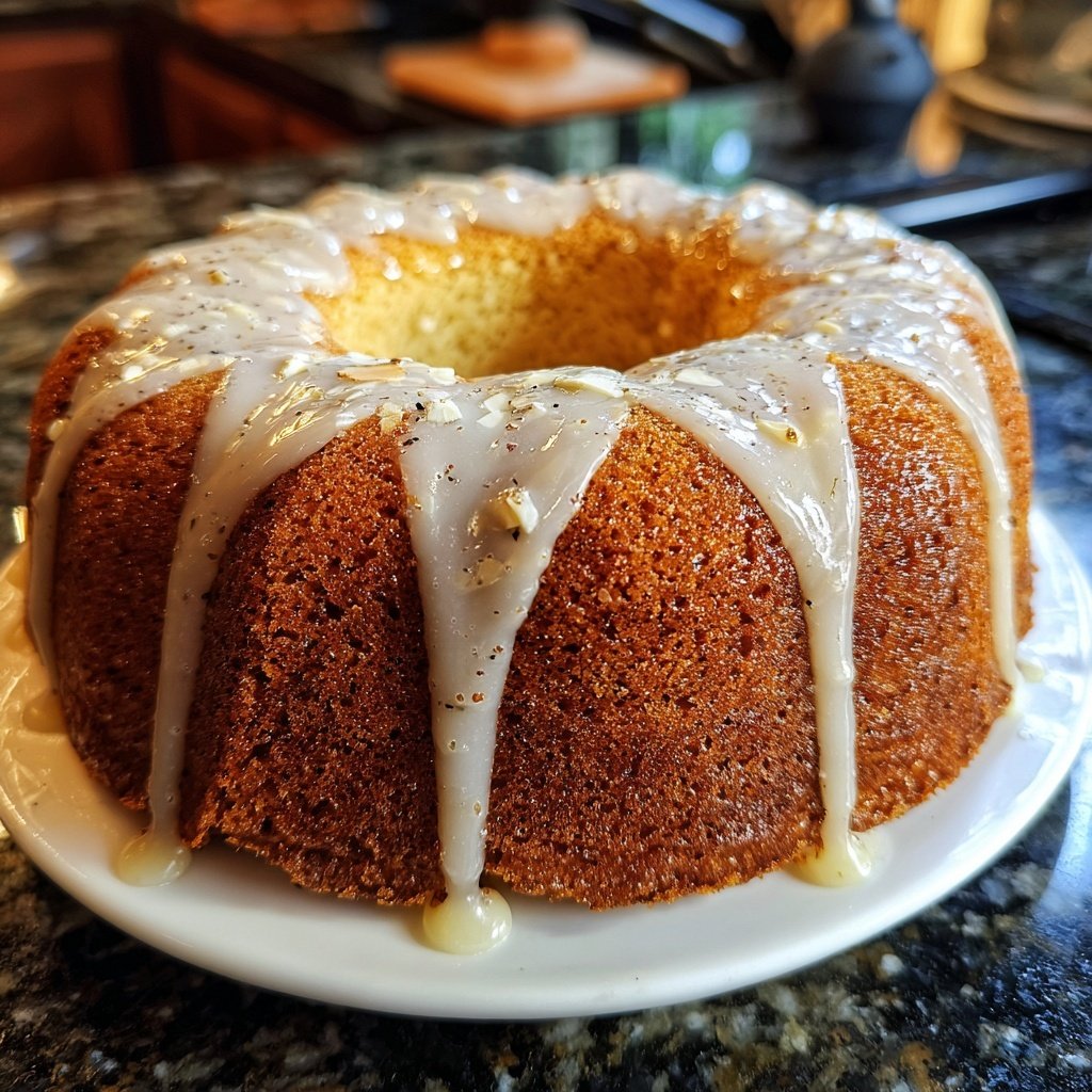 Vanilla Almond Yogurt Cake