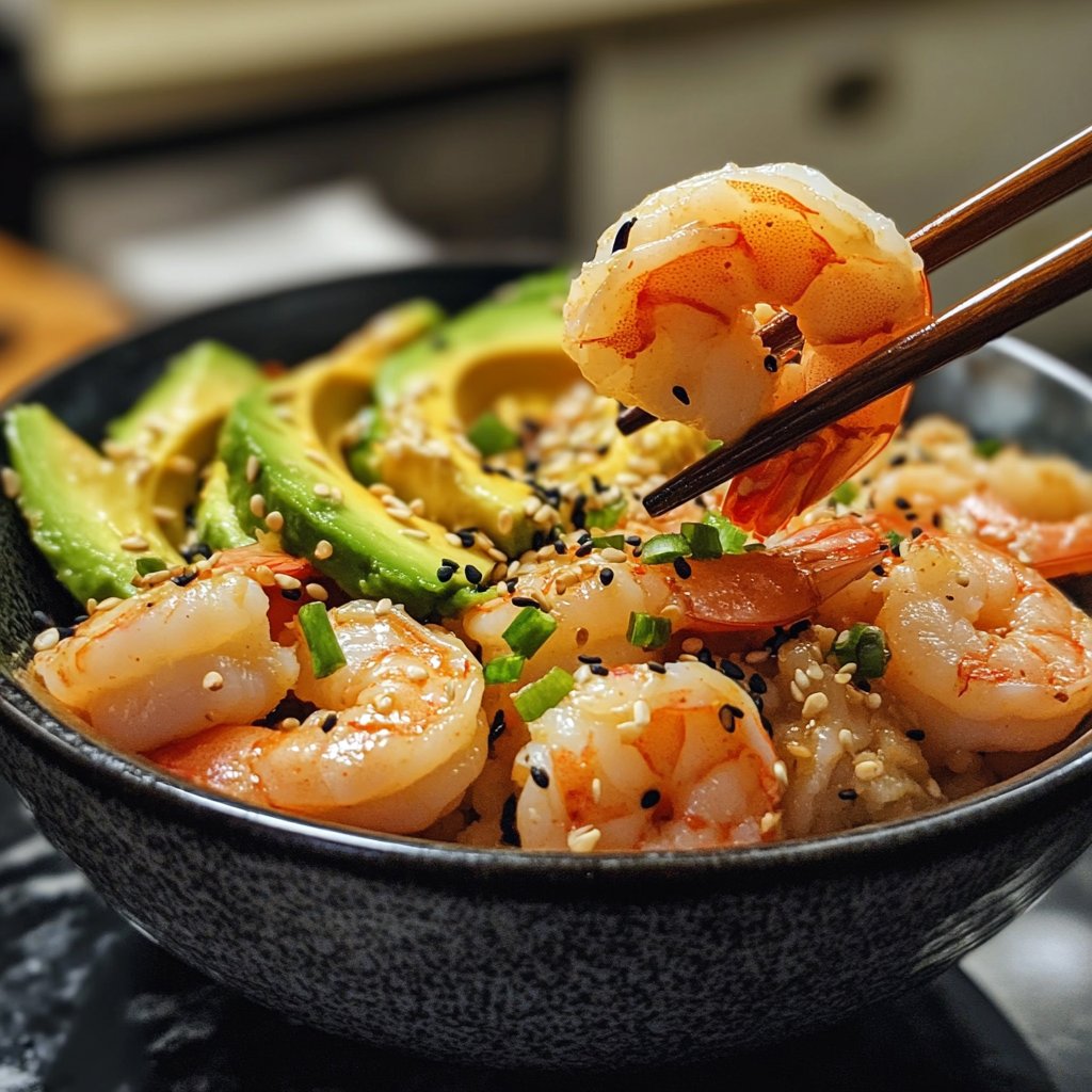 High Protein Shrimp Bowls
