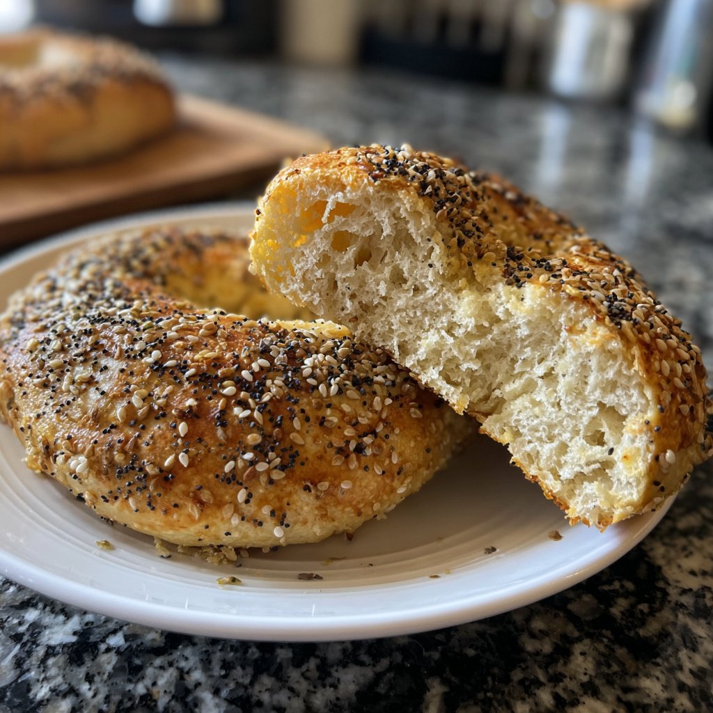 Soft Yogurt Bagels Without Yeast