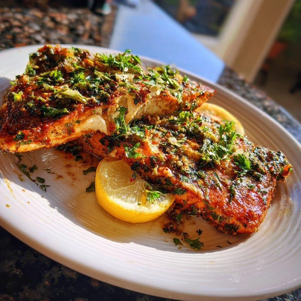 Healthy & Light Lemon Grilled Fish Plate
