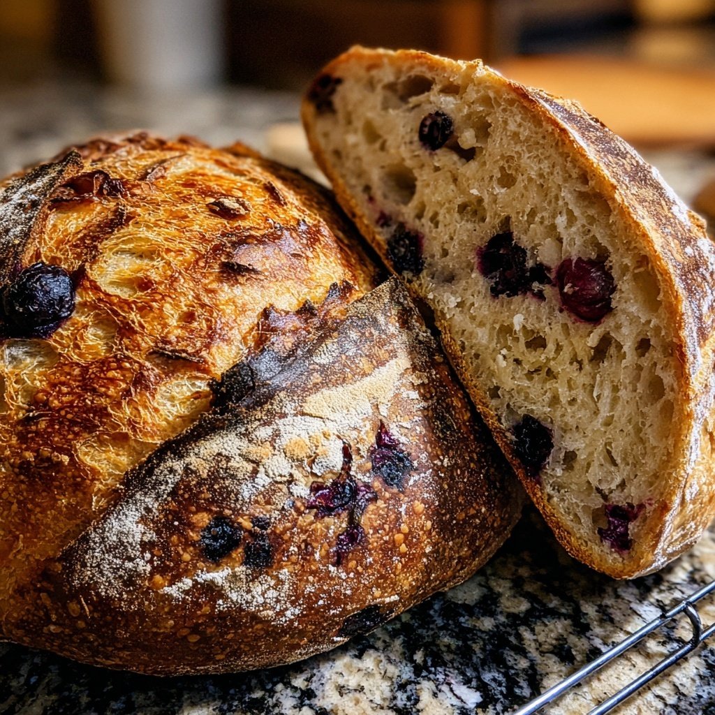 Blueberry Lemon Sourdough Bread Easy