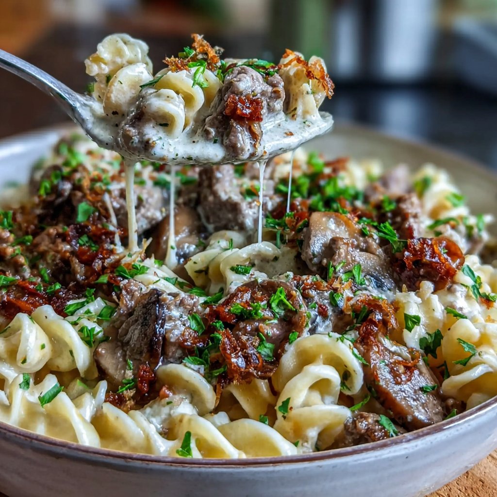 Comfort Food Beef Stroganoff