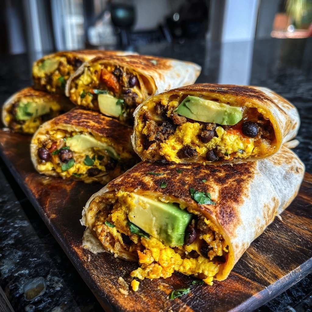 Make Ahead Breakfast Burritos