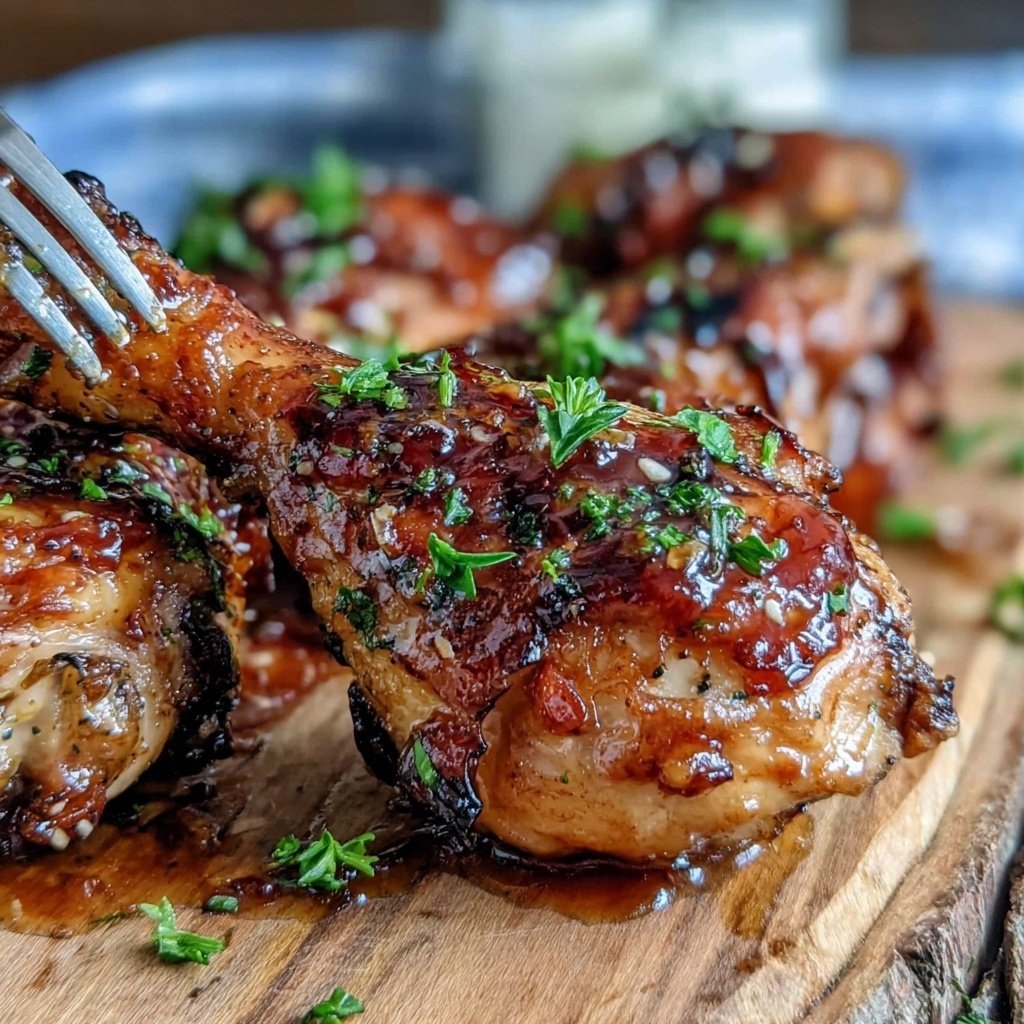 Drumstick Chicken With Honey Garlic Sauce