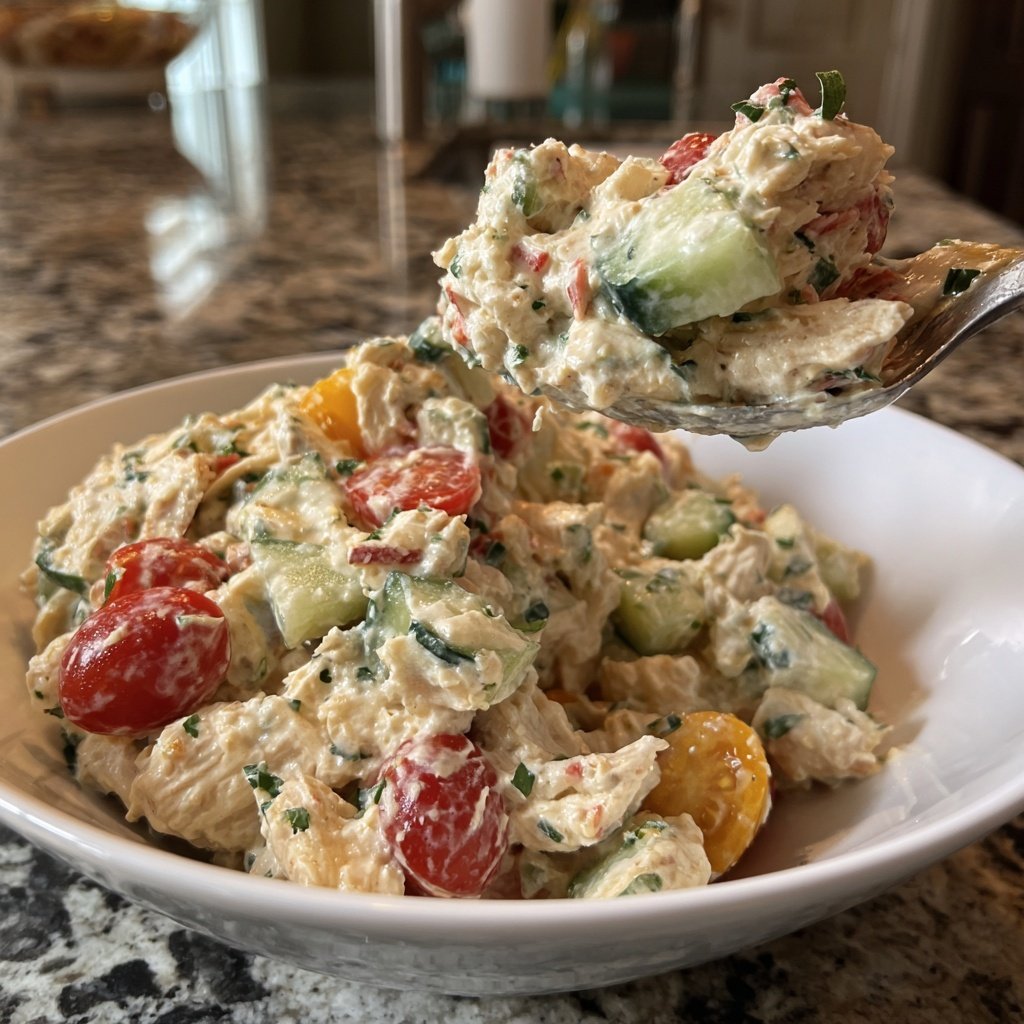 Meal Prep Greek Yogurt Chicken Salad Lunch