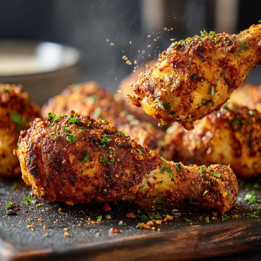 Crispy Oven Baked Chicken Drumsticks