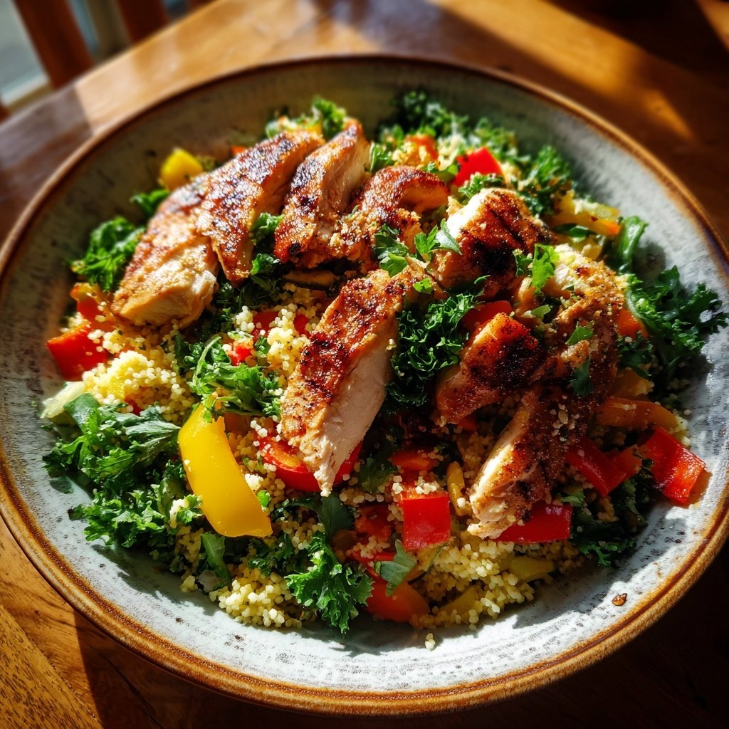 Healthy Chicken And Couscous Bowl
